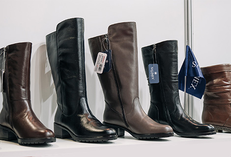 На обувной выставке SHOESSTAR-Урал 2023 г. Екатеринбург. представлена новая коллекция женской обуви SALIMEX осень-зима 2023-2024.